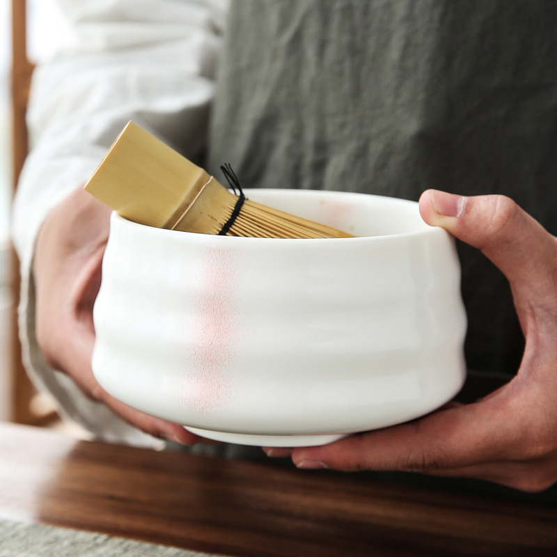 Matcha bowl ceramic tea set accessories tea set set Japanese tea ceremony Song Dynasty tea ordering tool salad special bowl