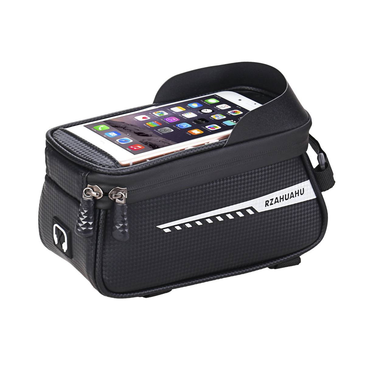 Wholesale mountain bike bicycle upper tube bag beam bag car tube bag mobile phone touch screen bag riding equipment
