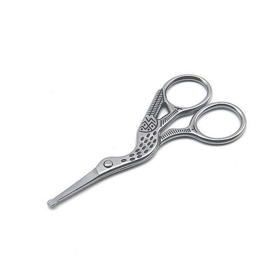 Stainless Steel Gold Plated Crane Shears Yarn Shears Tea Ceremony Tea Bag Shears Cross-stitch Handmade Shears Tailor Thread Shears