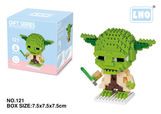 LNO Liao Assembled Building Blocks Creative Toys Mini Mini Building Blocks 118-121 Planet Series