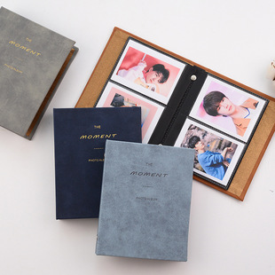 Wholesale supply of velvet 3 inch photo album small card movie ticket collection and storage book