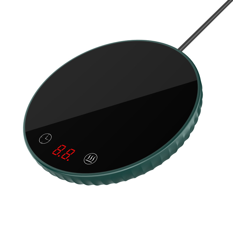 55 degree digital display thermostatic cup coffee heat preservation heating coaster ceramic gift warmer heating cup base heating pad