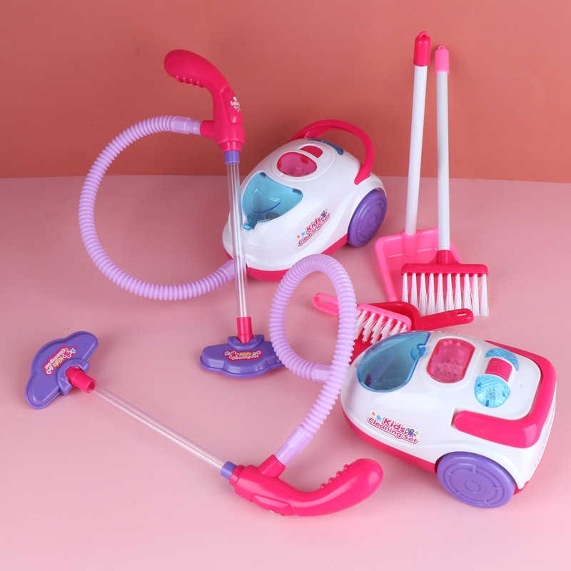 Cross-border New Products Children's Play-house Simulation Cleaning Toys Cleaning Simulation Vacuum Cleaner Children's Tool Set