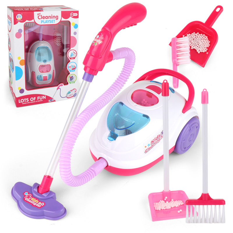 Cross-border New Products Children's Play-house Simulation Cleaning Toys Cleaning Simulation Vacuum Cleaner Children's Tool Set
