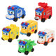 Genuine Varied School Bus Toy Children's Reversing Car Double-sided Reversing Car Deformation Robot Flip Car Boy Set