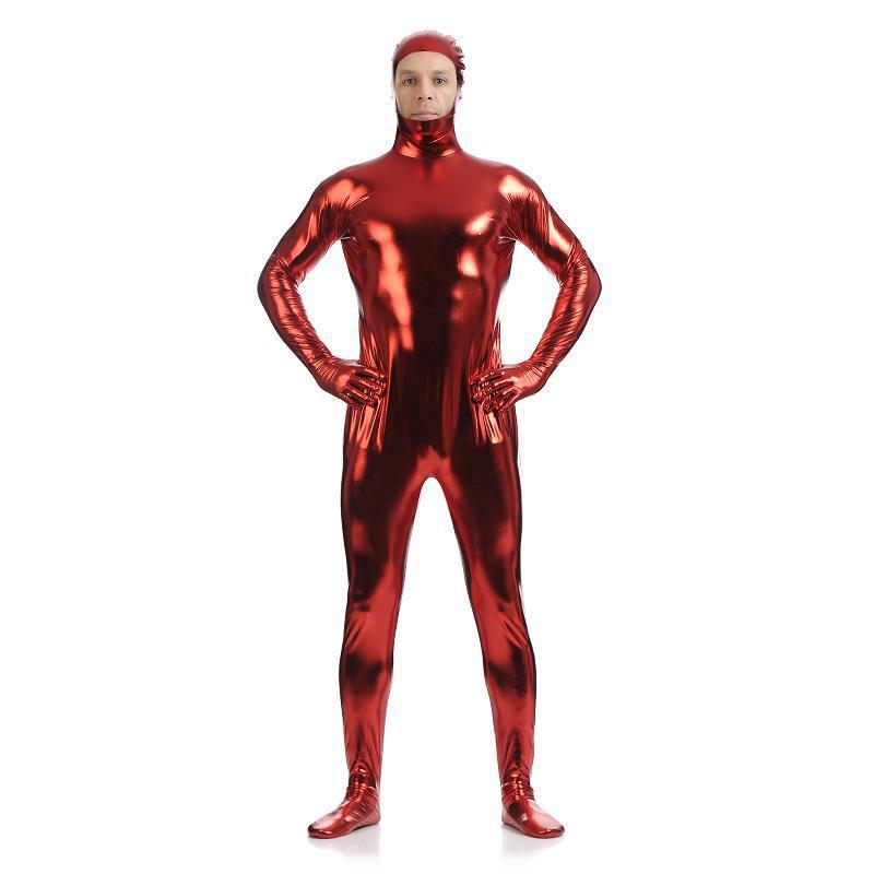 Glue-coated tights men's all-inclusive open face rubber clothing full body zentai stage performance clothing Amazon clothing