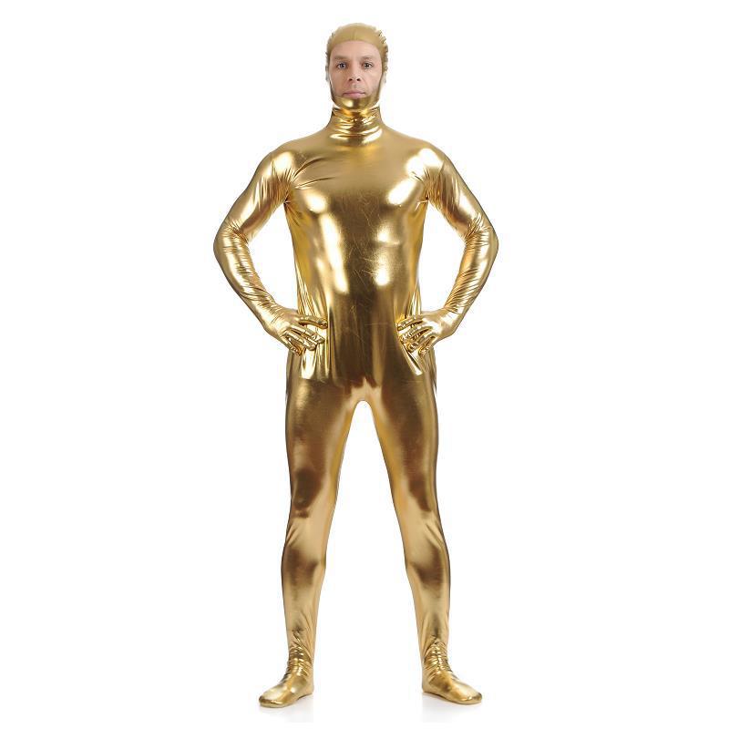 Glue-coated tights men's all-inclusive open face rubber clothing full body zentai stage performance clothing Amazon clothing