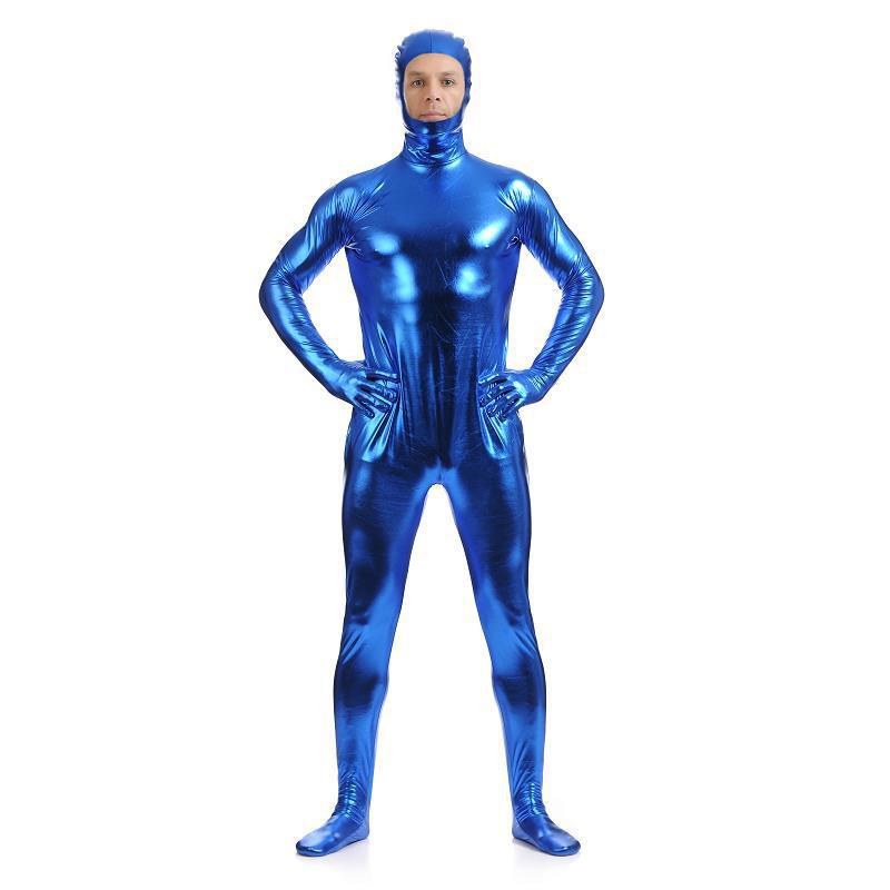 Glue-coated tights men's all-inclusive open face rubber clothing full body zentai stage performance clothing Amazon clothing