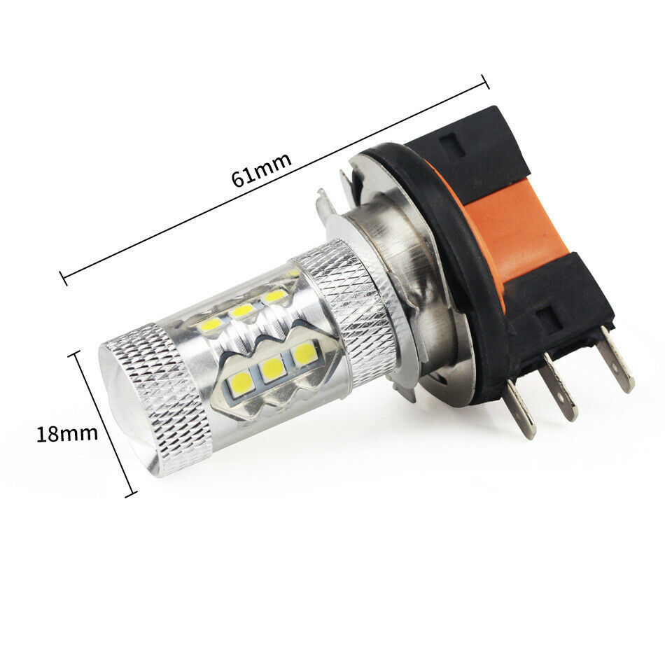 Car lights car LED H15 80W 16led 3030 high power fog lights LED headlight headlights