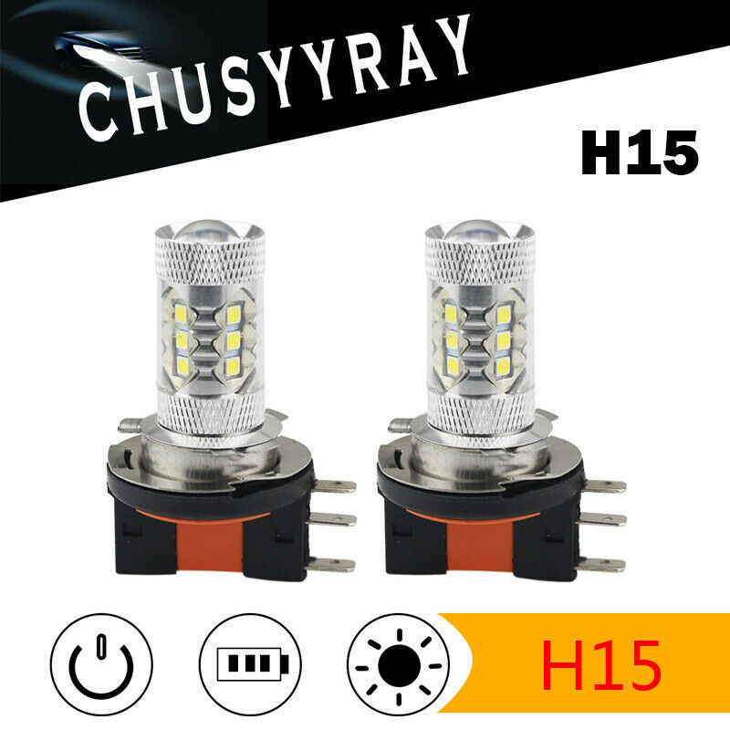 Car lights car LED H15 80W 16led 3030 high power fog lights LED headlight headlights