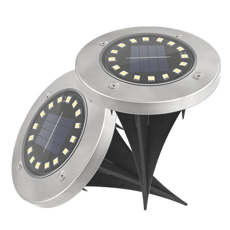Solar Lights Outdoor LED Lawn Insert Lights Underground Lights Decorative Garden Villa Courtyard Waterproof Buried Combination