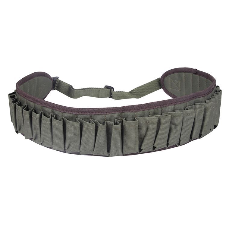 Cross Border New Product Outdoor Camouflage 30 Hole Bullet Belt Tactical Belt CatridgeBelt Hunting Shooting Belt
