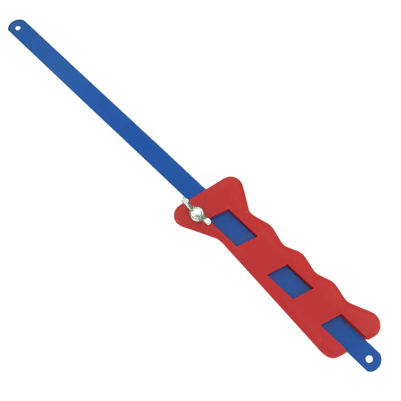 Plastic Handle Mini Hand Saw Frame 12 Inch Gardening Multicolor Adjustable Saw Blade Portable Butterfly Woodworking Small Hacksaw