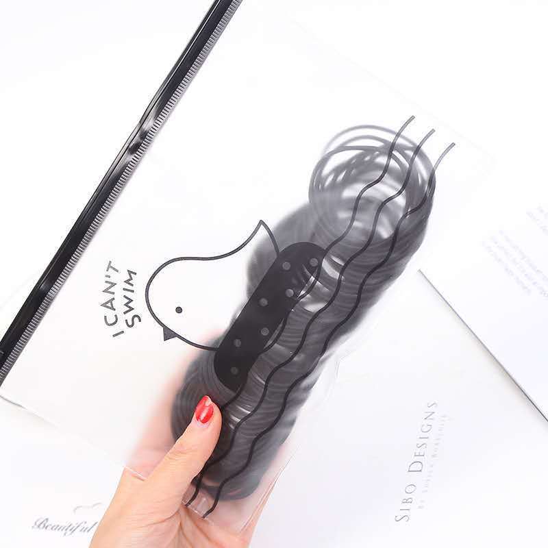 100 Pack Korean Simple Fine Hair Band 2.mm Seamless Rubber Band Adult Hair Band Hair Rope Women's Hair Accessories