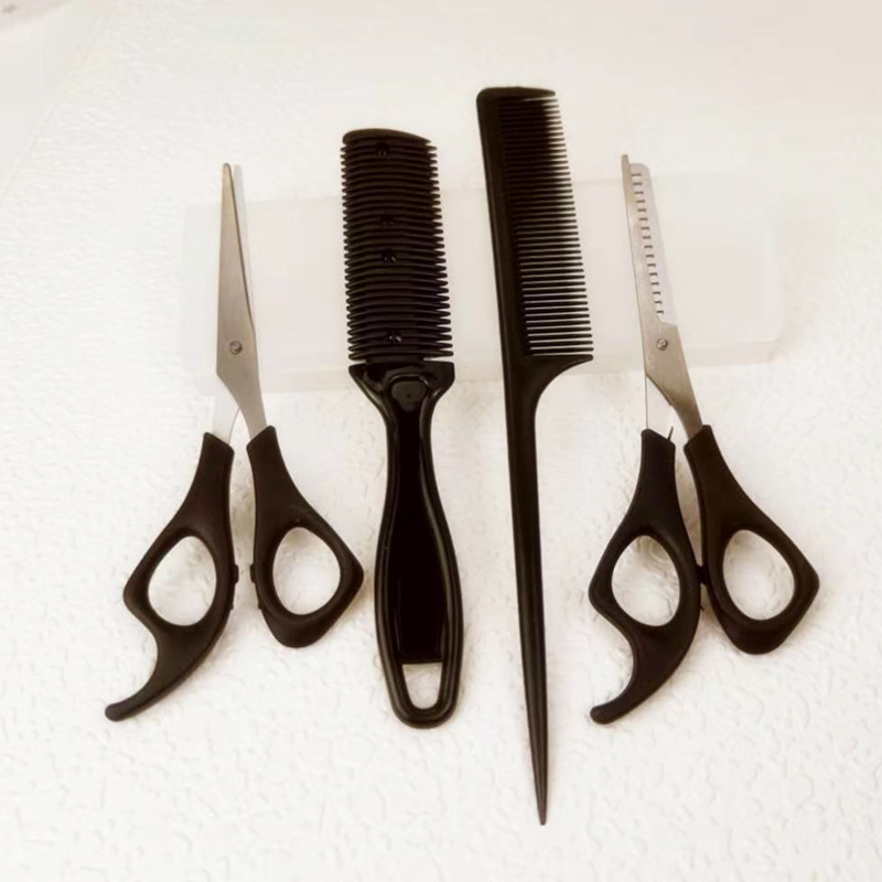 Barber Scissors Cut Bangs Artifact Self-cutting Hair Tooth Cutters Household Bangs Thinning Hair Cutting Set for Women