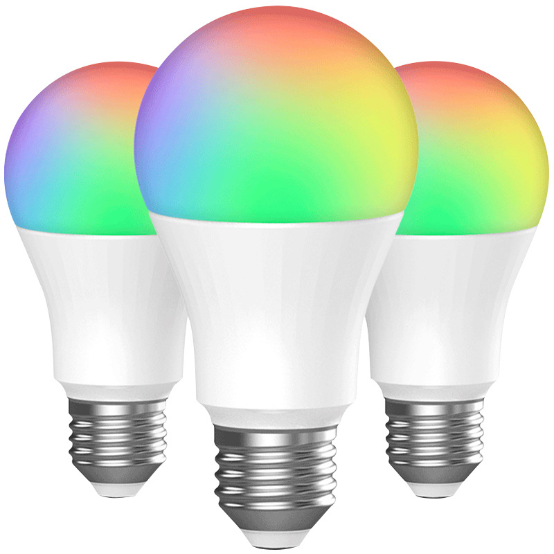 Лампа RGB Светодиодная лампа Wi-Fi красочная лампа Затемняющая лампа пульт дистанционного управления умная лампа E27 винт