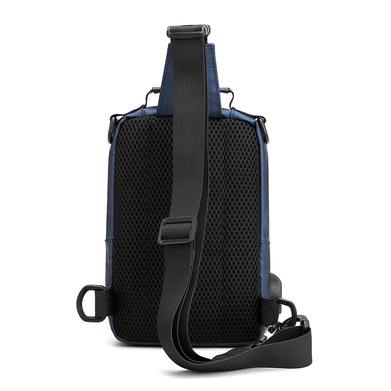 Cross-border exclusive for new men's chest bag fashion shoulder messenger bag multi-functional waterproof chest bag outdoor travel backpack