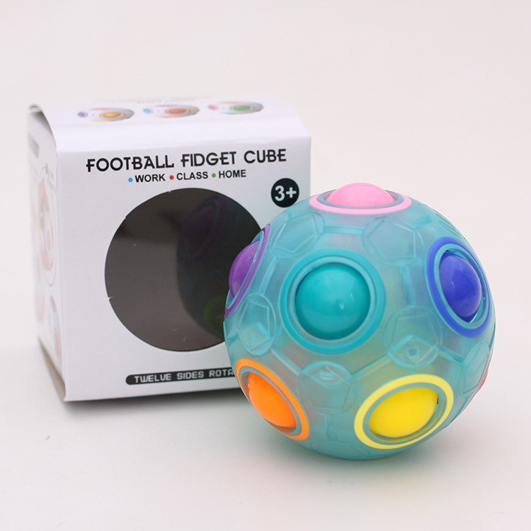 Yongjun Magic Rainbow Ball Four-Piece Gift Box Magic Rainbow Ball Puzzle Decompression Fun Press Fun Toys