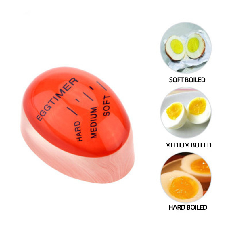 Egg Color Changing Timer Delicious Soft Boiled Egg Cooking Kitchen Resin Egg Timer