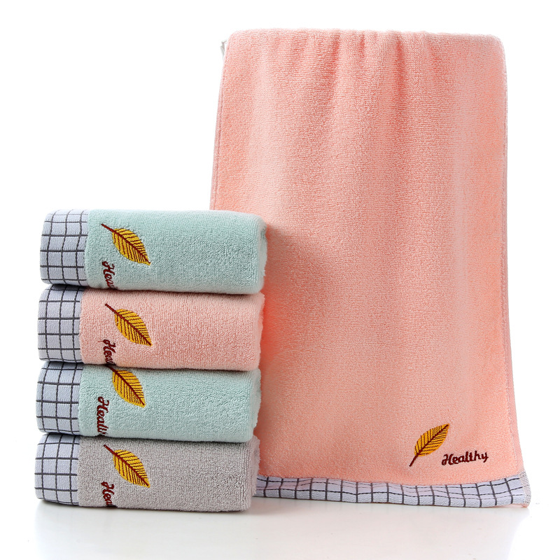 Factory wholesale cotton towel household soft gift enterprise birthday staff face towel business embroidery logo