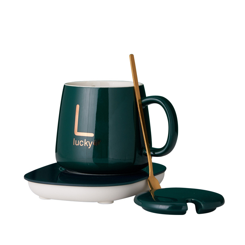 55 degree water cup constant temperature cup warm cup set ceramic cup mug practical coffee cup logo companion gift batch