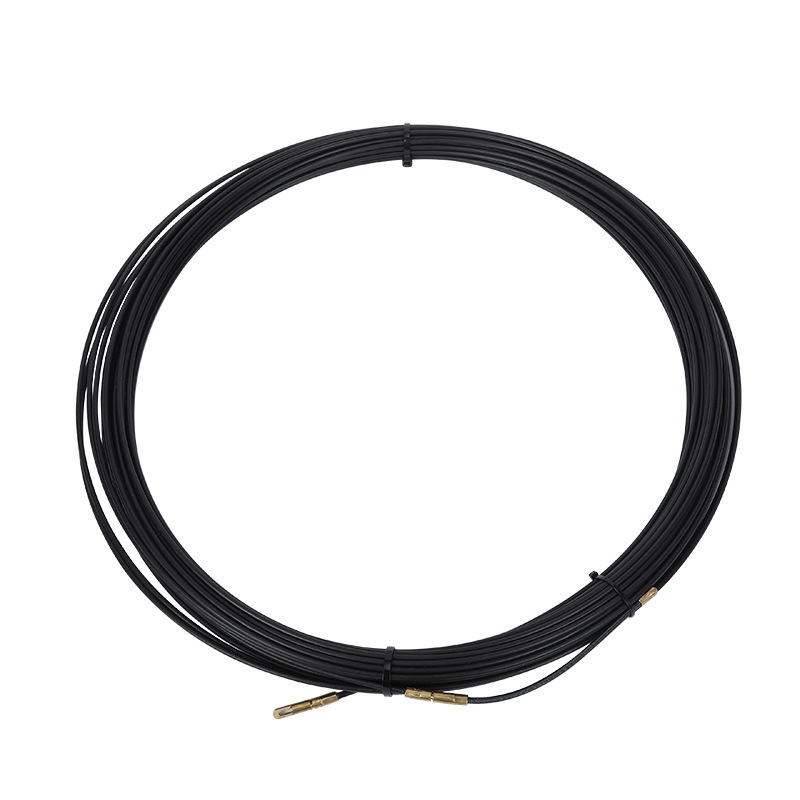 Electrician black glass fiber plastic steel tunnel pipe hole cable puller thread thread guide thread thread Wall thread