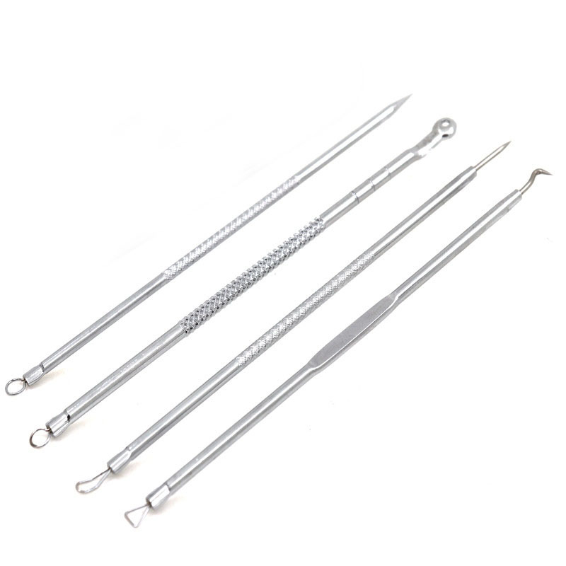 Manufacturers stainless steel acne needle bulk double acne needle acne clip blackhead acne tools