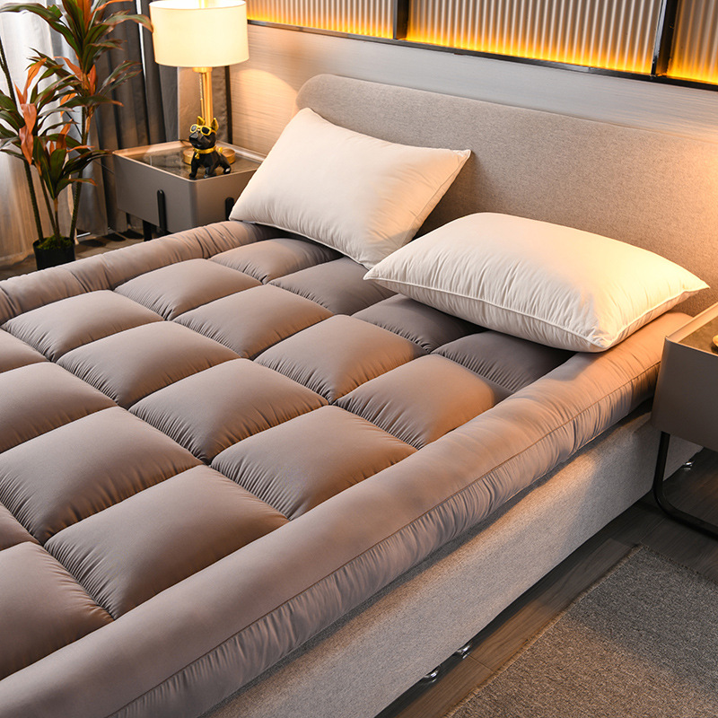 Feather velvet soft mattress five-star hotel three-dimensional thickened 10cm mattress student dormitory 0.9m/1.2m cushion quilt