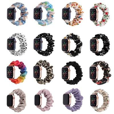 apple Watch strap suitable for apple watch3 4 56 SE 7 8 generation large intestine hair band strap wristband