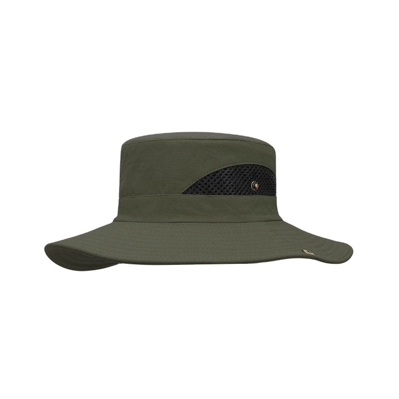 Summer Fisherman Hat Outdoor Men's Hat Sunscreen Ultraviolet Breathable Wear-resistant Fishing Sunshade Mountaineering Big Eave Hat