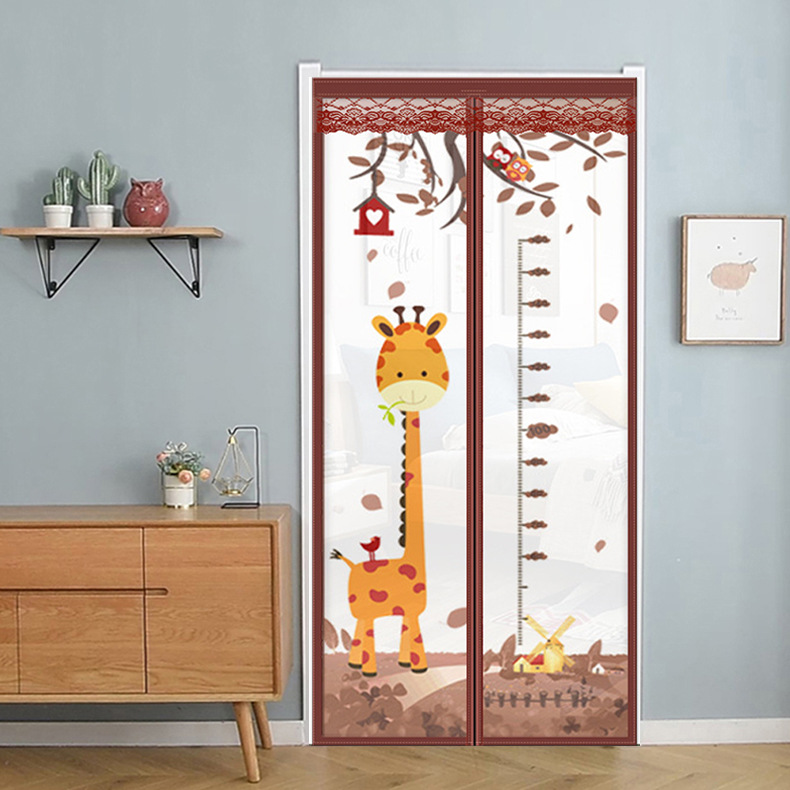 Velcro mosquito-proof door curtain summer magnetic soft screen door screen window fly-proof mosquito-proof curtain self-priming punch-free accessories