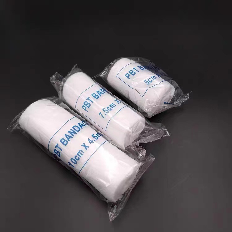 PBT bandage 5*4.5m independent elastic bandage first aid kit accessories wound dressing PBT bandage multi-Specification