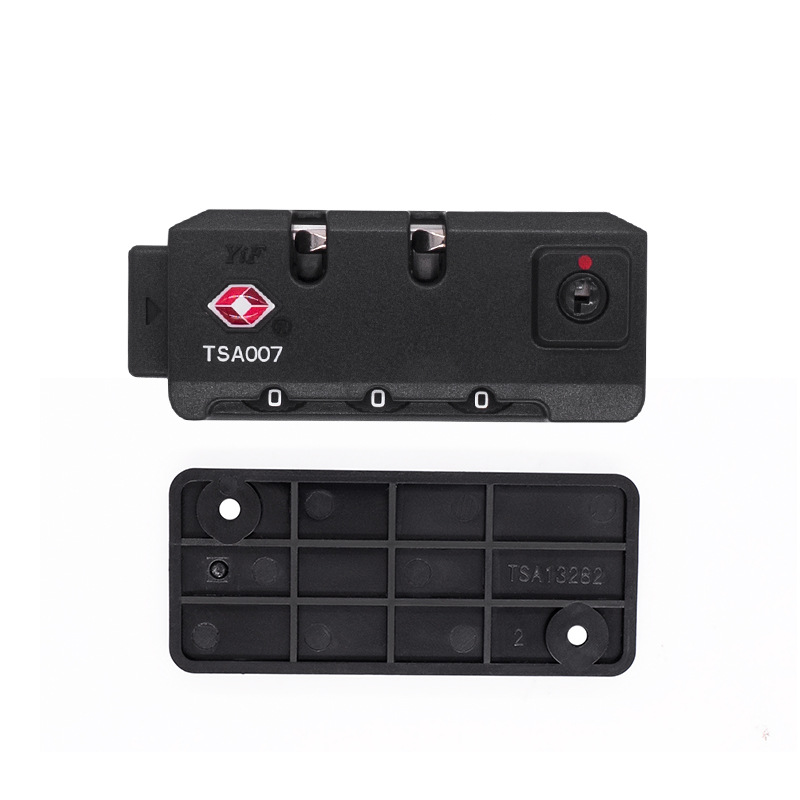 Zhengbo lock factory produces tsa007 customs combination lock backpack zipper lock luggage fixed lock Customs lock combination lock