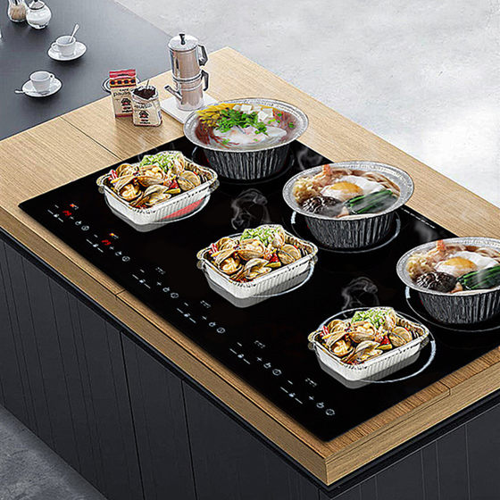 XINMEIDQ Commercial Electric Ceramic Stove Induction Cooker Multi-head Four or Six-head Eyes Pot Tin Paper Flower Armor Not Picking Pot