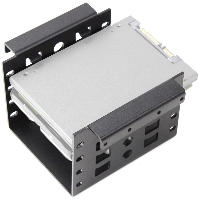 For desktop chassis four-disk 2.5-inch aluminum alloy hard disk conversion bracket to 3.5-inch floppy drive