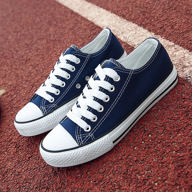 2024 New Four Seasons Canvas Shoes Men's and Women's High and Low Top Youth Trendy All-match Casual Student Board Shoes Couple's Running Shoes