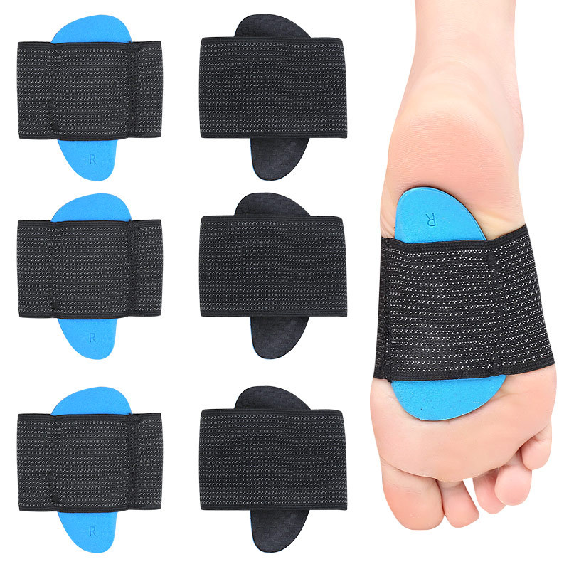 Cross-border EVA sports insole pad for men and women flat foot arch support half pad inner and outer splay orthopedic arch insole