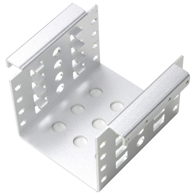 For desktop chassis four-disk 2.5-inch aluminum alloy hard disk conversion bracket to 3.5-inch floppy drive