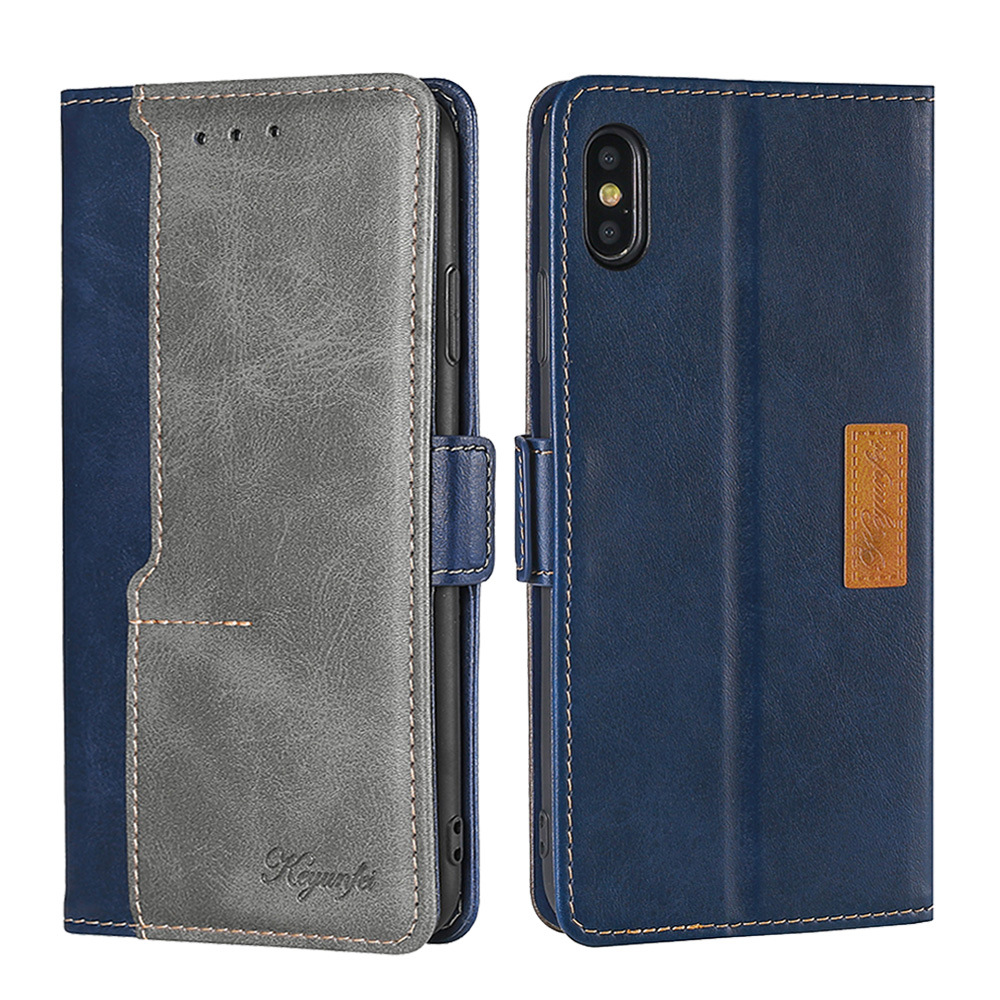 For creative Samsung S20 FE solid color mobile phone case Note 20 bracket mobile phone leather case S9 card protection case