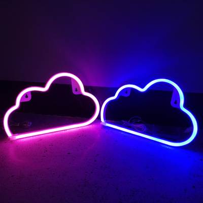 Spot led cloud neon modeling lamp night light Net red room decoration wall creative atmosphere lamp layout