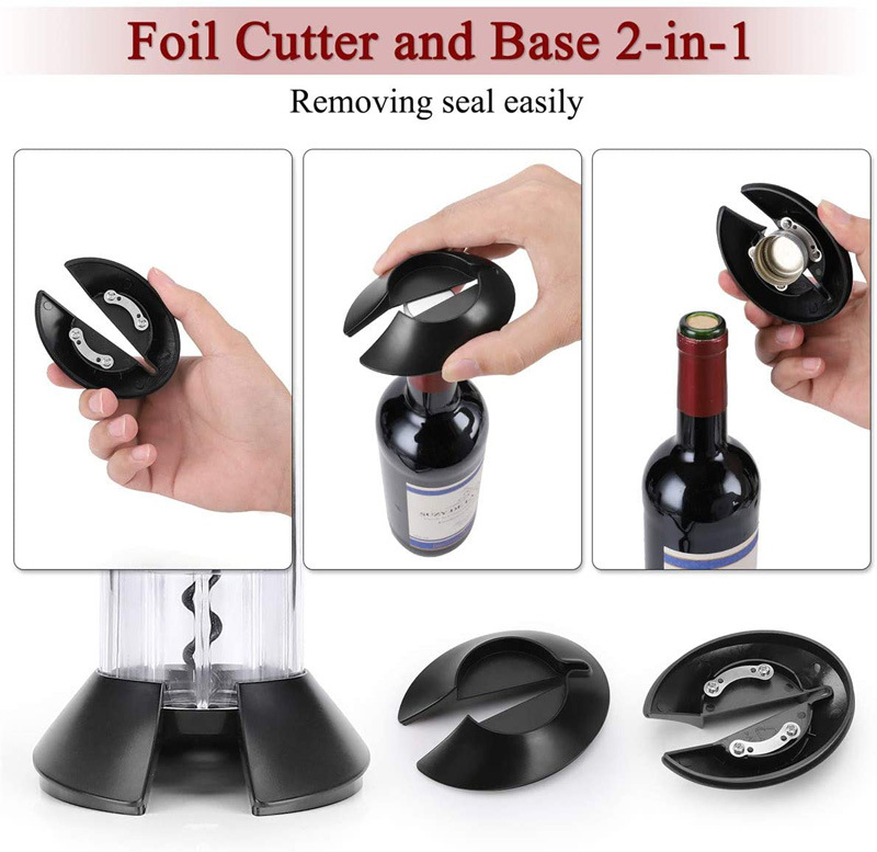 Gift box electric wine bottle opener four-piece wine bottle opener set cross-border Amazon