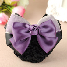Professional Hair Flower Nurse Hairpin Hair Net Phnom Penh Polyester Belt Headwear Postal Bank Stewardess Hotel Work Hairpin_voghion.com