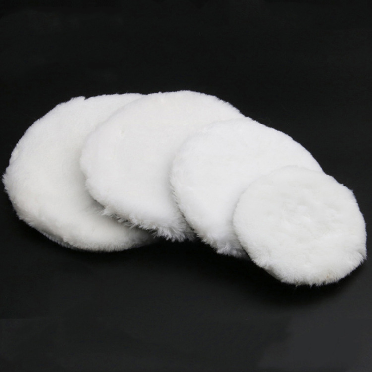 Spot supply wool polishing pad self-adhesive wool sponge disc car surface beauty cleaning polishing waxing