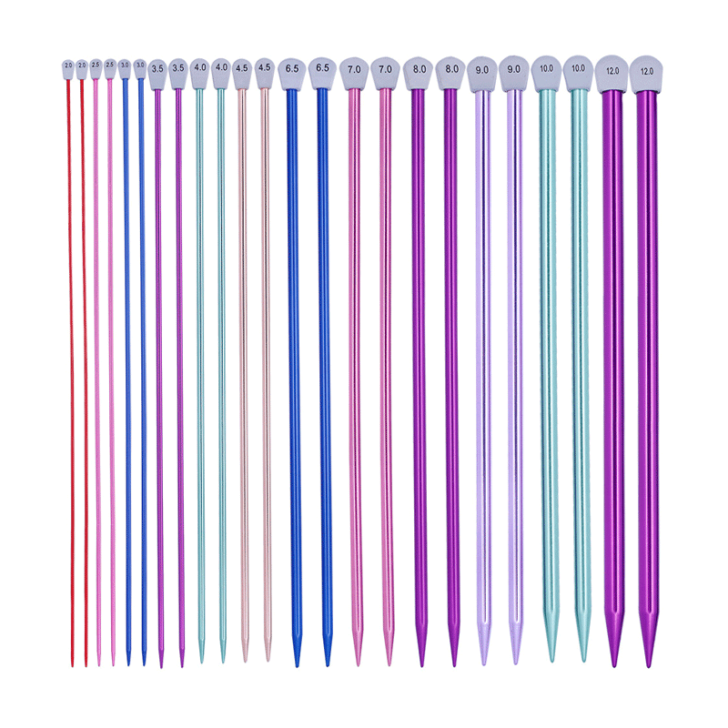 SKC color alumina sweater needle single pointed stick needle hand diy knitting tool set 35cm wholesale