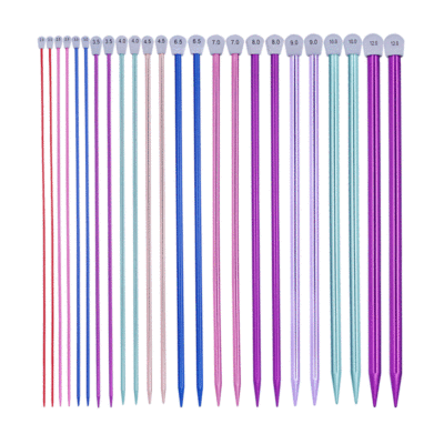 SKC color alumina sweater needle single pointed stick needle hand diy knitting tool set 35cm wholesale