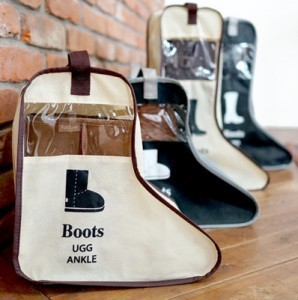 Korean Style Boot Bag Travel Shoe Bag Home Boots Storage Bag Shoes Storage Bag Visual Dustproof Long Short Boot Cover