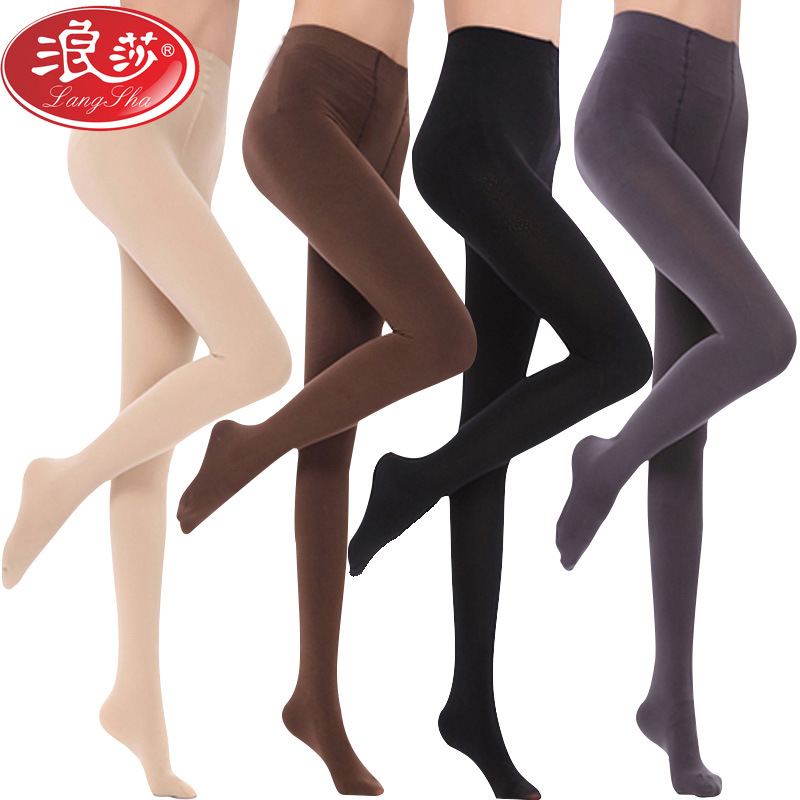 Longsha 120d add-on spring and autumn thick pantyhose slim black stockings thick autumn and winter thick stockings women's socks wholesale