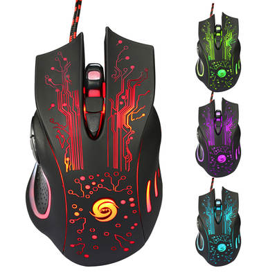 USB wired gaming mouse colorful Luminous Gaming Mouse computer office Mouse spot