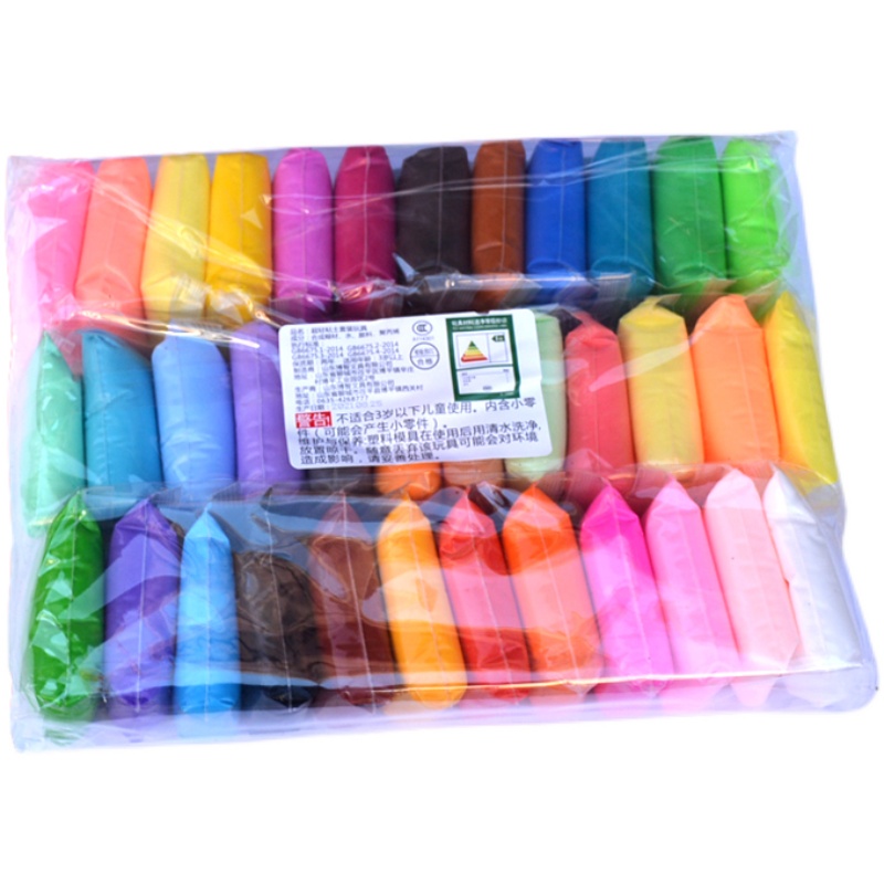 Factory wholesale light clay children handmade space colored mud toddlers handmade simple clay bags