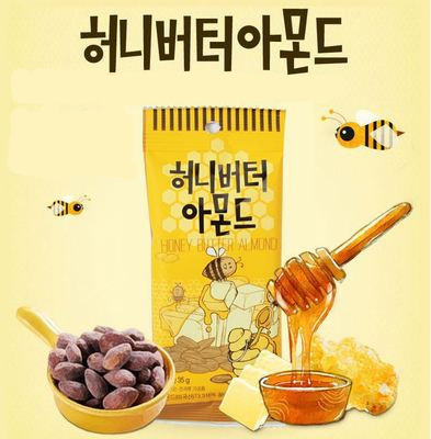 South Korea bafeng Farm honey butter cashew honey almond butter mixed nuts 10 flavors choose a box of 72 packs